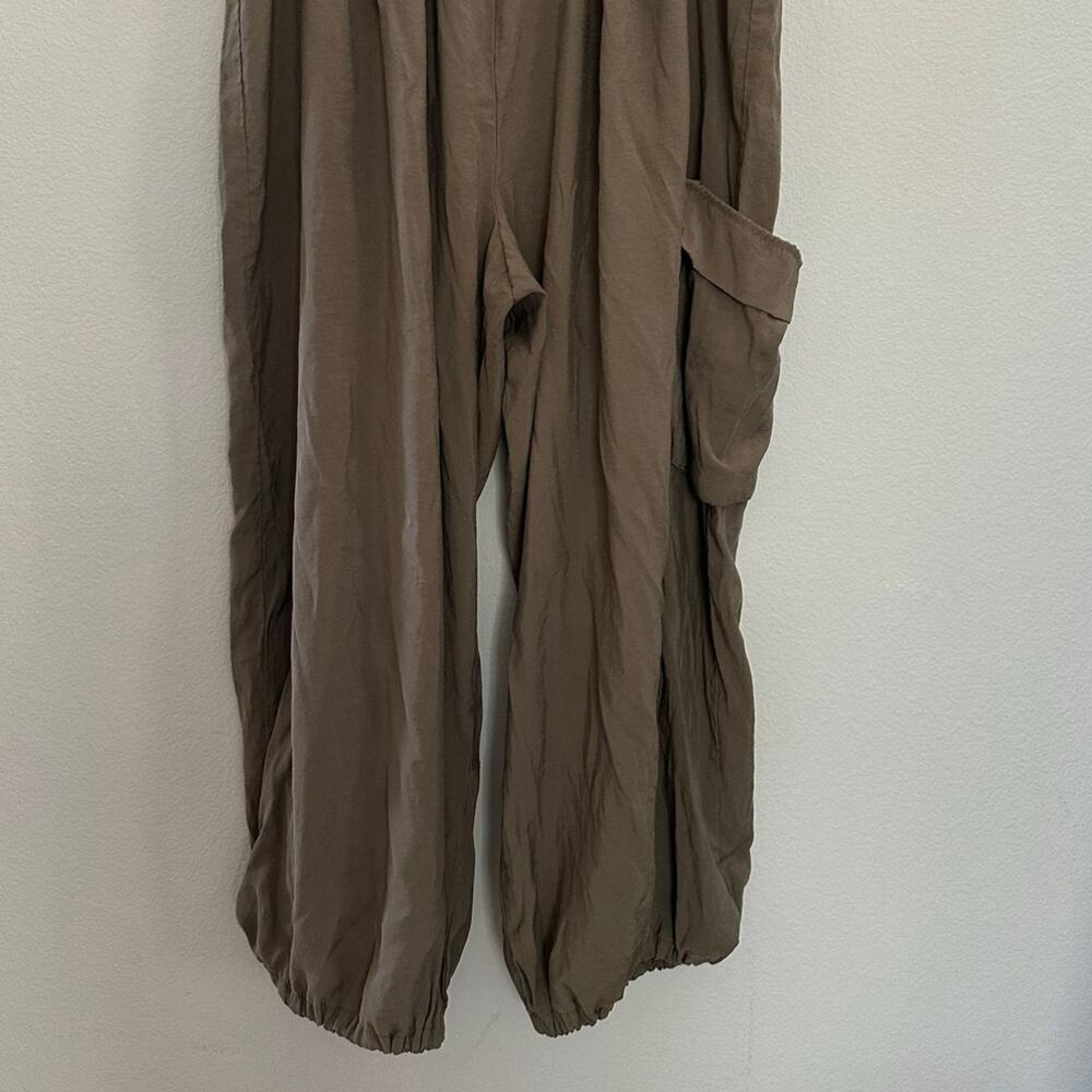 Anthropologie Bungee Parachute Pants Olive Green size 2X - Picture 6 of 12